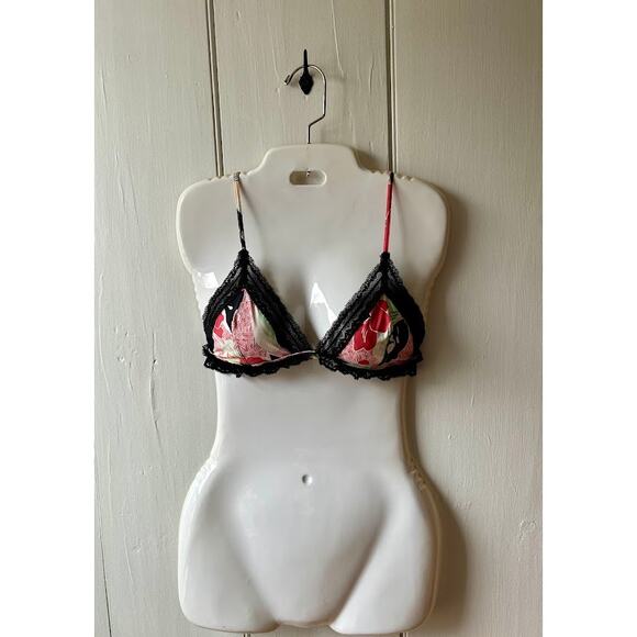 Calvin Klein bralette size large no underwire colorful floral pattern - Picture 2 of 11